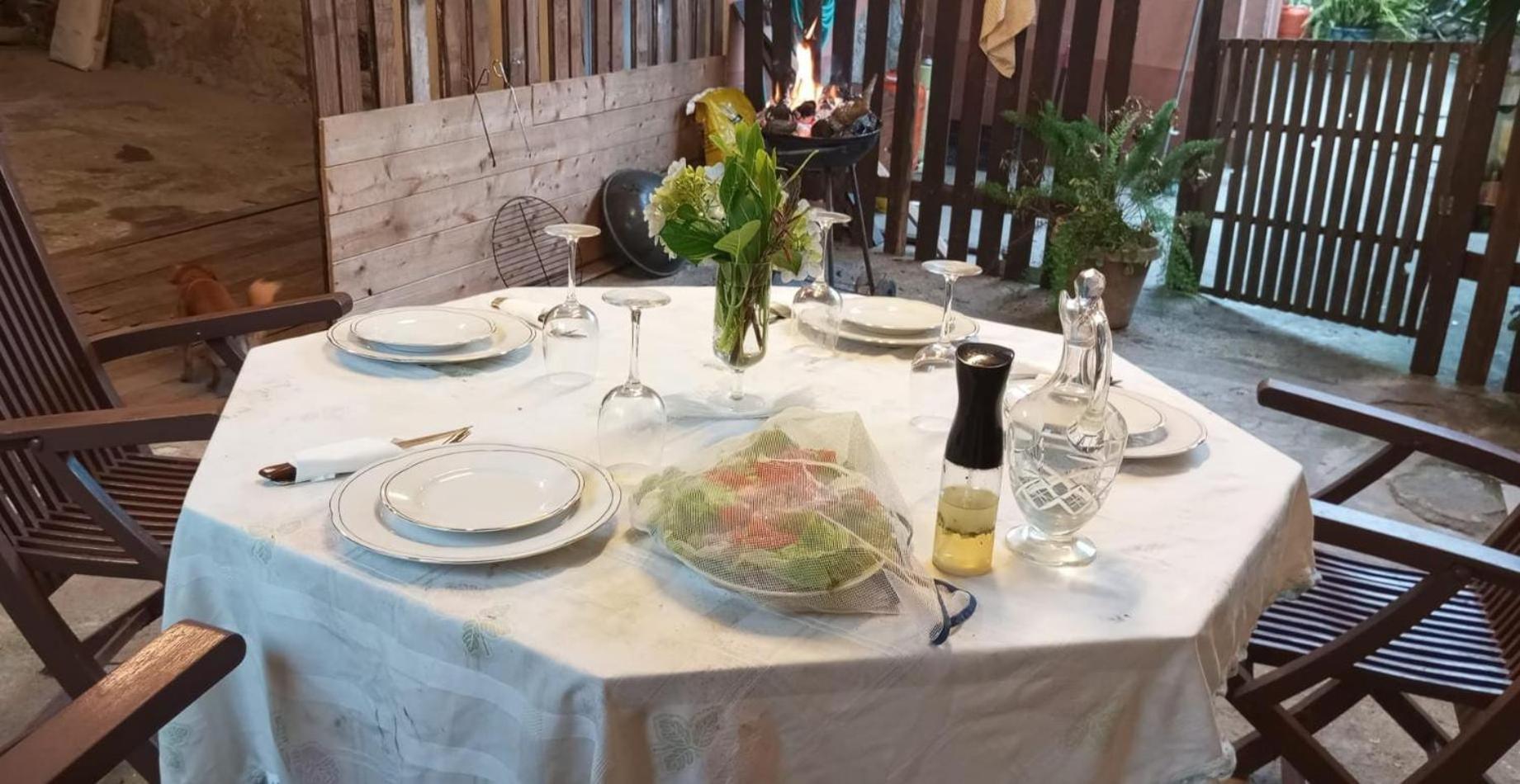 Habitacion Cama Matrimonial En A Armenteira Gil Εξωτερικό φωτογραφία